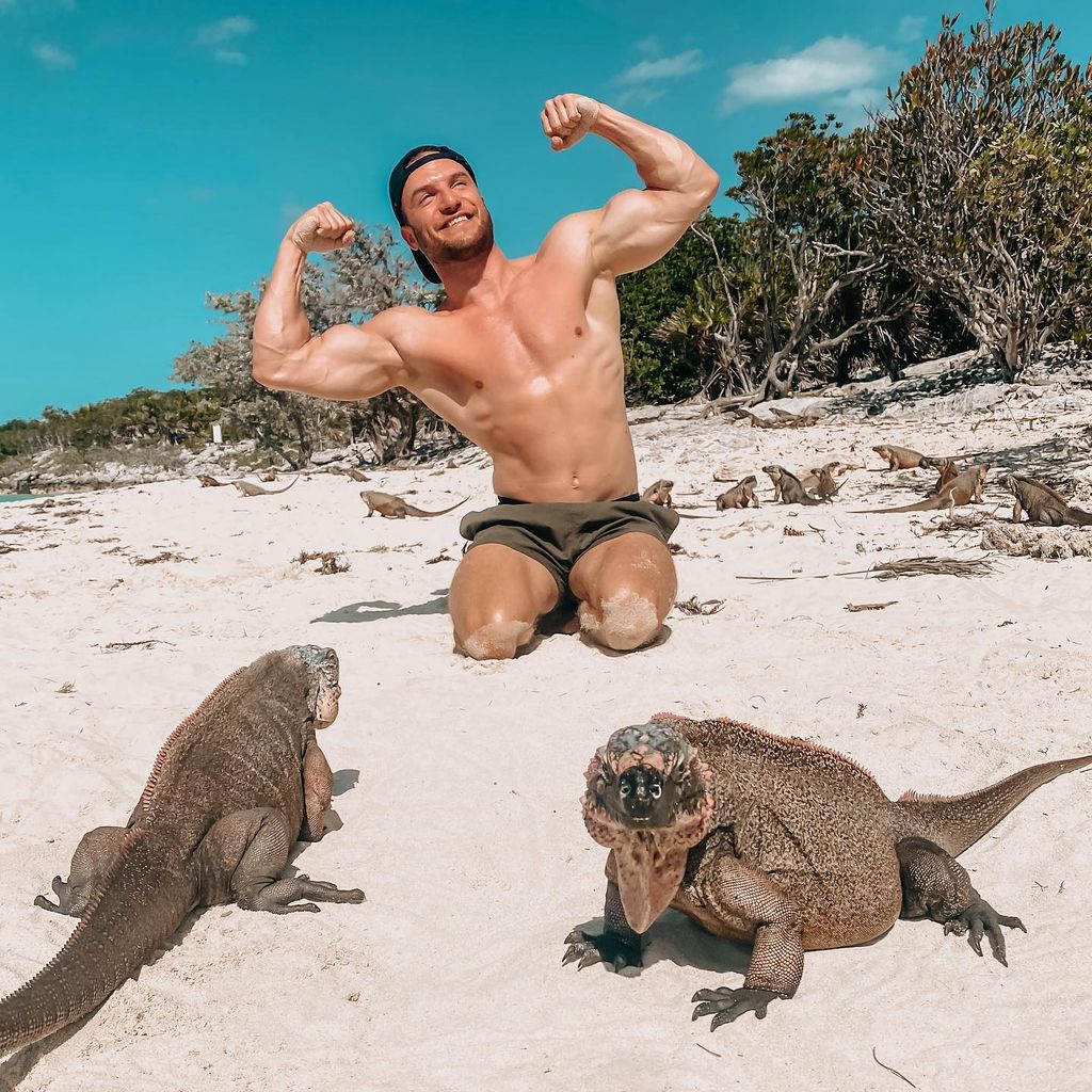 Sascha Huber auf den Bahamas