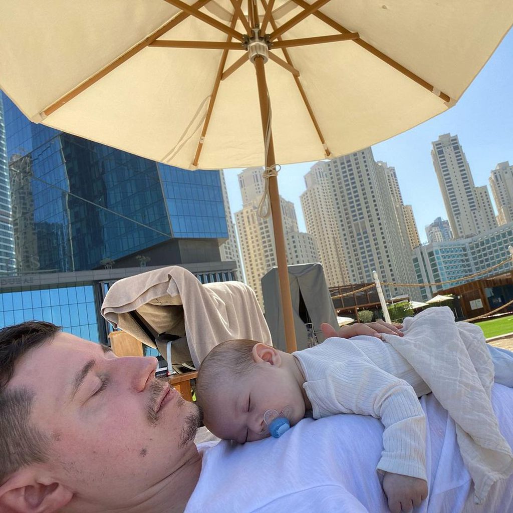 Sascha Koslowski mit seinem Sohn Alessandro