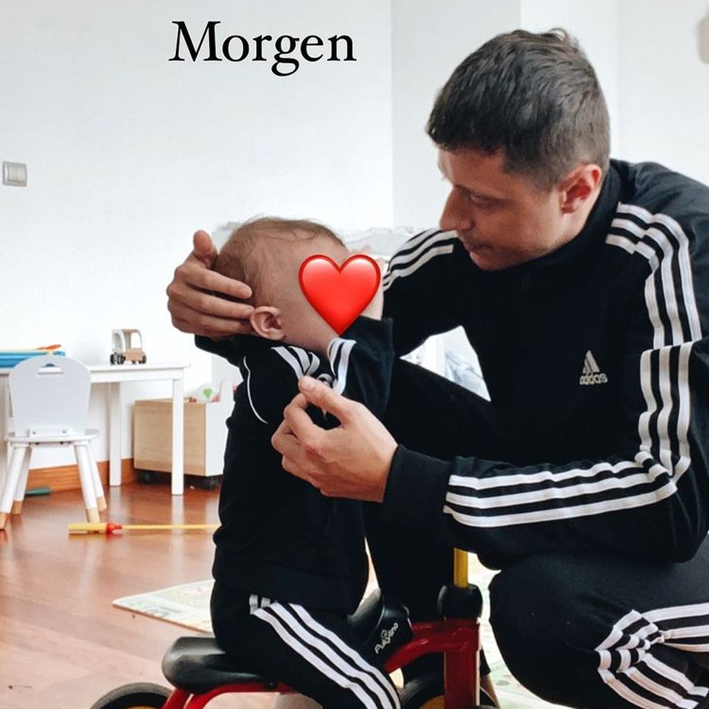 Sascha Koslowski mit seinem Sohn im März 2022
