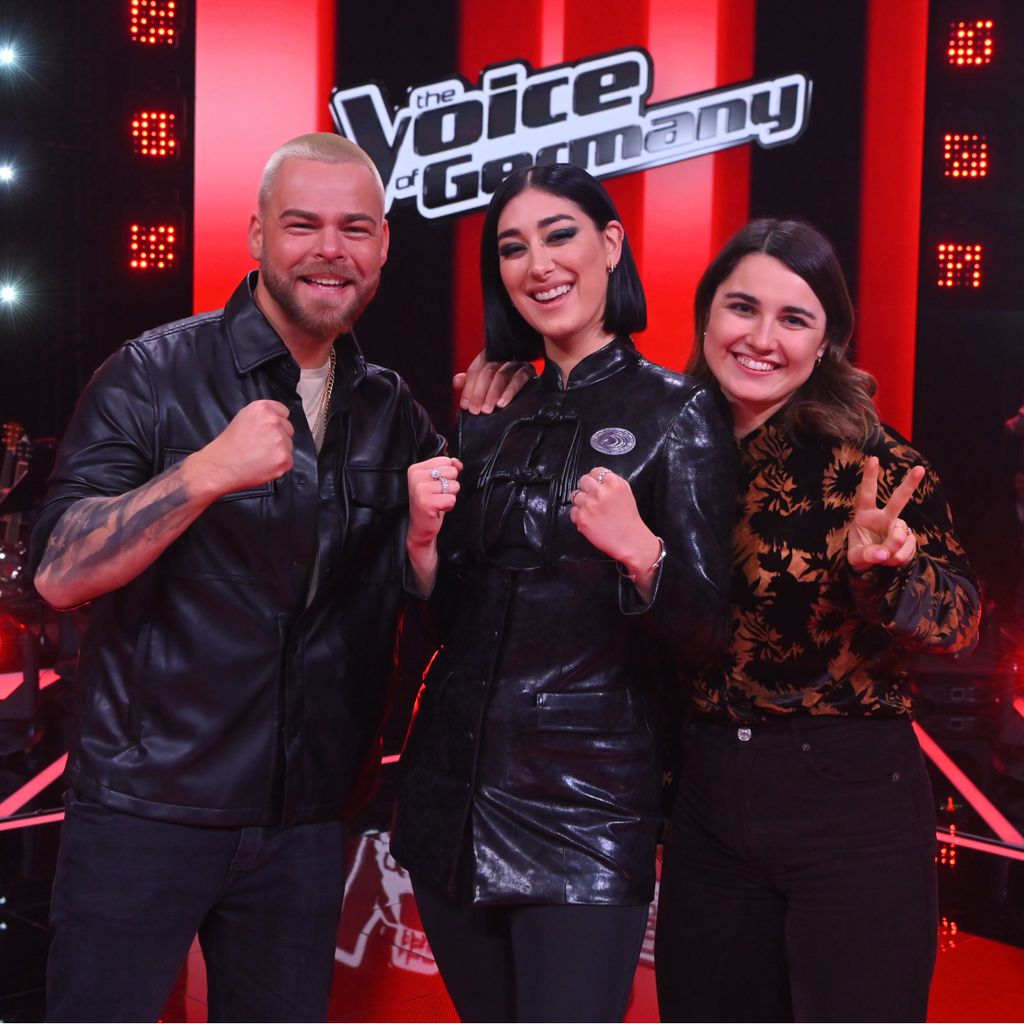 Sascha Salvati, Elif und Linda Elsener bei "The Voice of Germany"