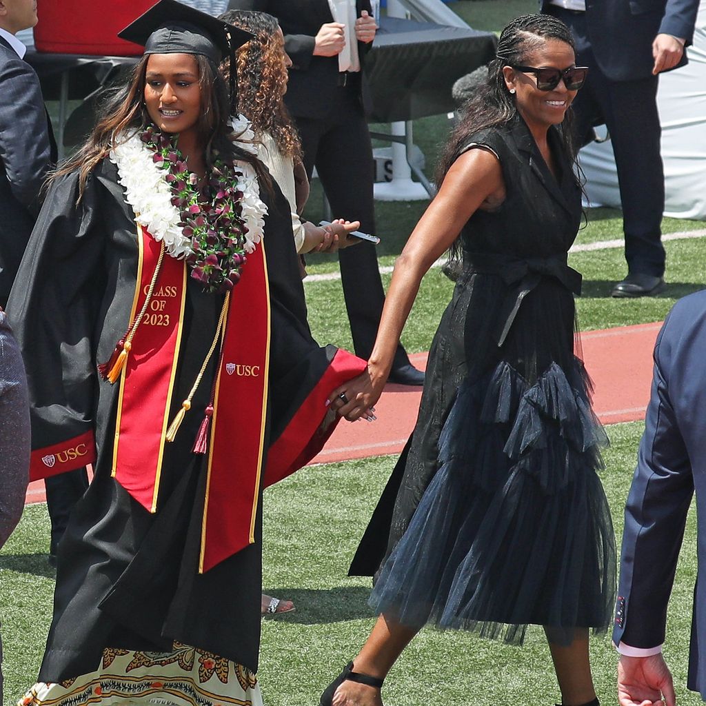 Sasha und Michelle Obama, Mai 2023