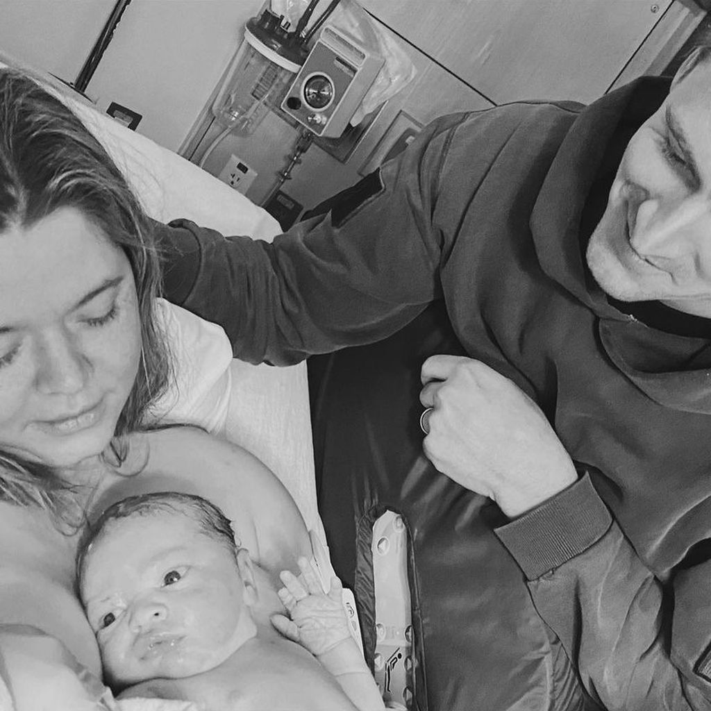 Sasha Pieterse, Hudson Sheaffer und ihr Sohn Hendrix Wade