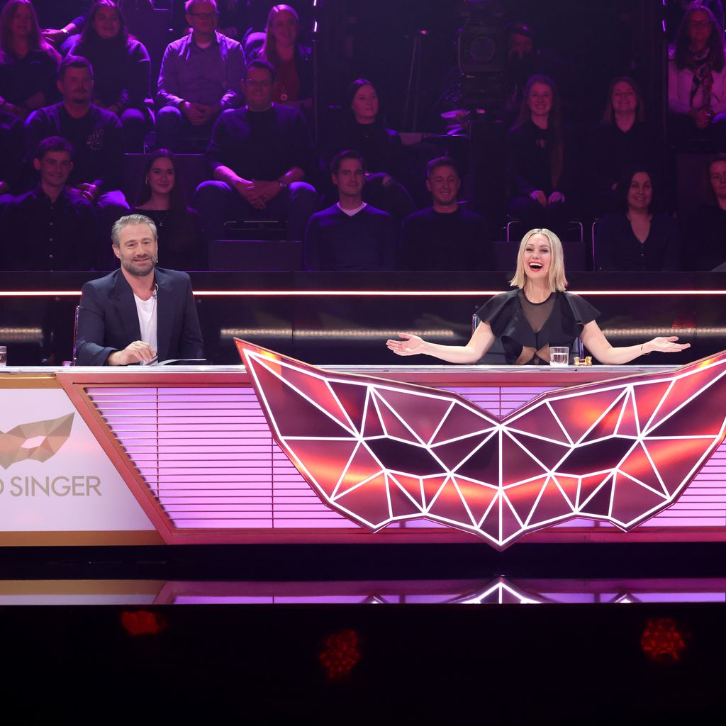 Sasha, Ruth Moschner und Rea Garvey bei "The Masked Singer" im November 2021