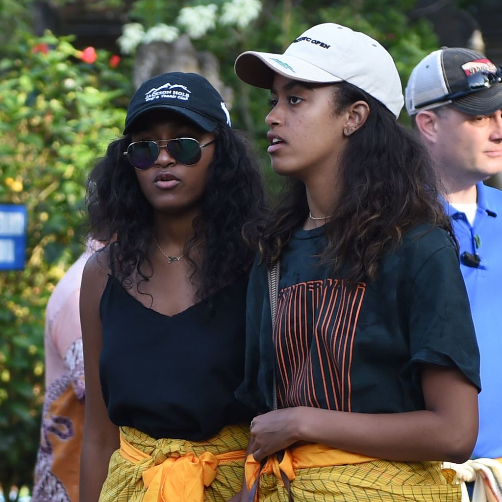 Sasha und Malia Obama in Indonesien, 2017