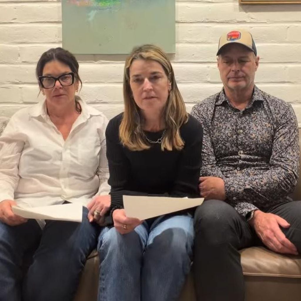 Savannah Guthrie mit ihren Geschwistern, kurz nach der angeblichen Entführung ihrer Mutter, Februar 2026