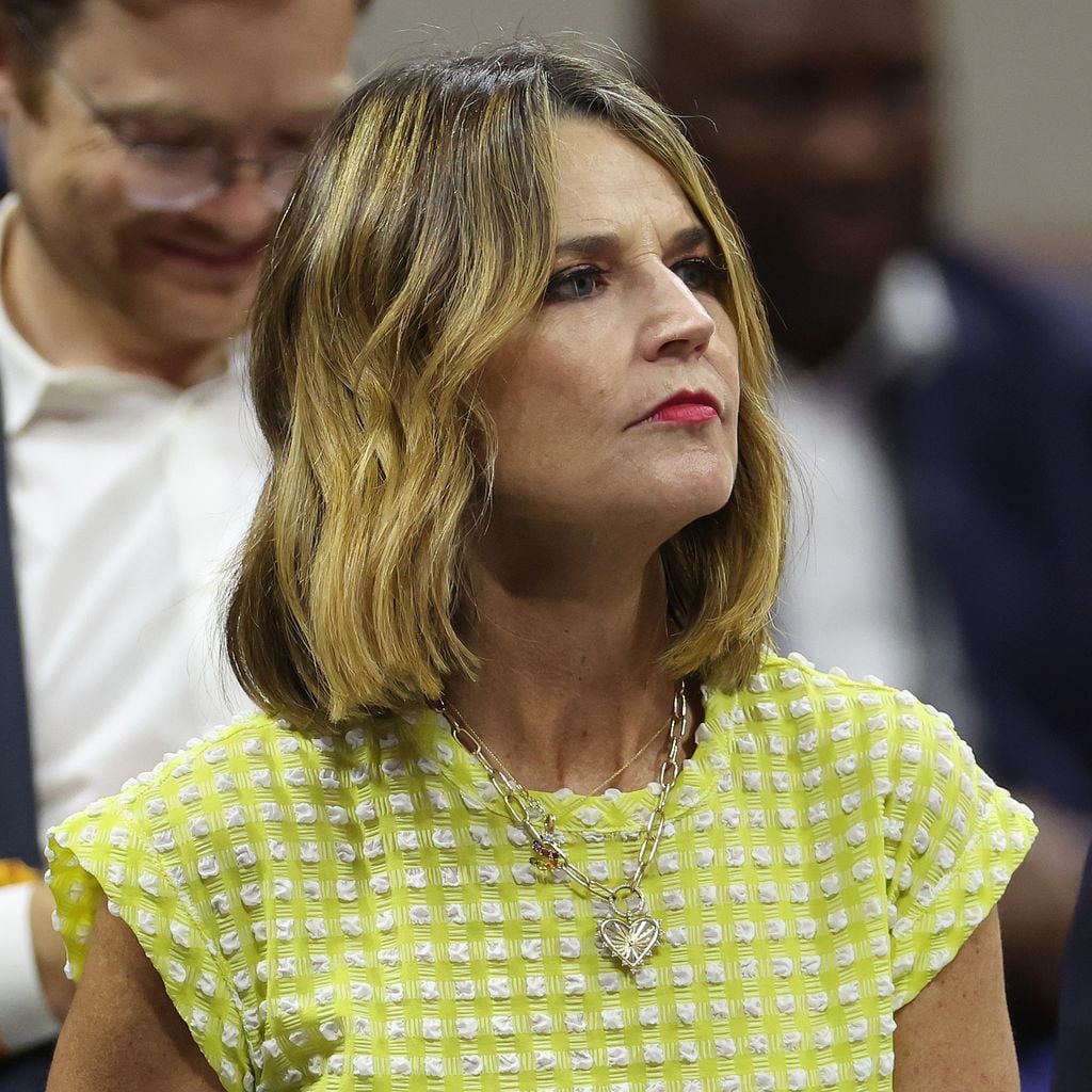 Savannah Guthrie beim US-Open-Halbfinale, 2023