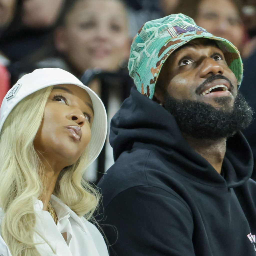 Savannah James und NBA-Star LeBron James