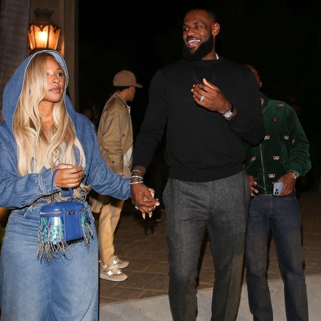Savannah James und LeBron James