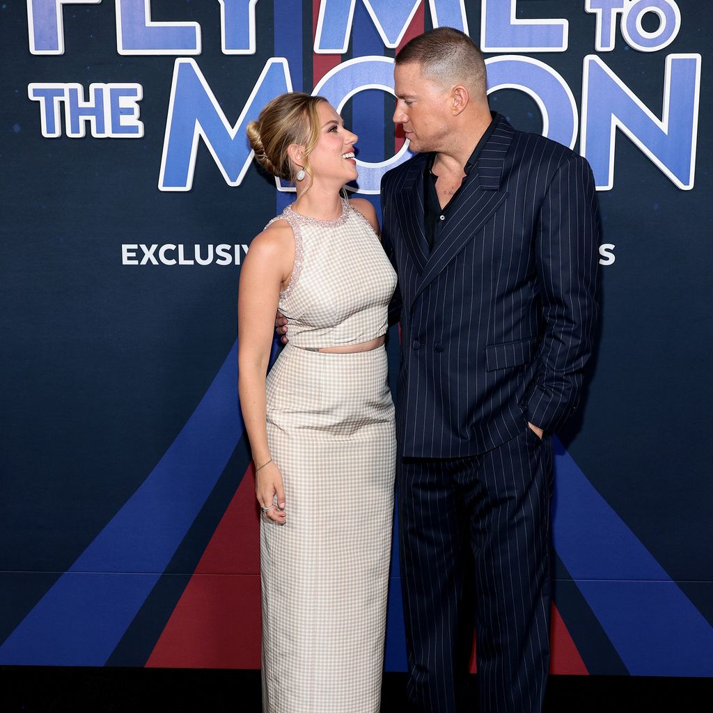 Scarlett Johansson and Channing Tatum, "Fly Me To The Moon"-Premiere