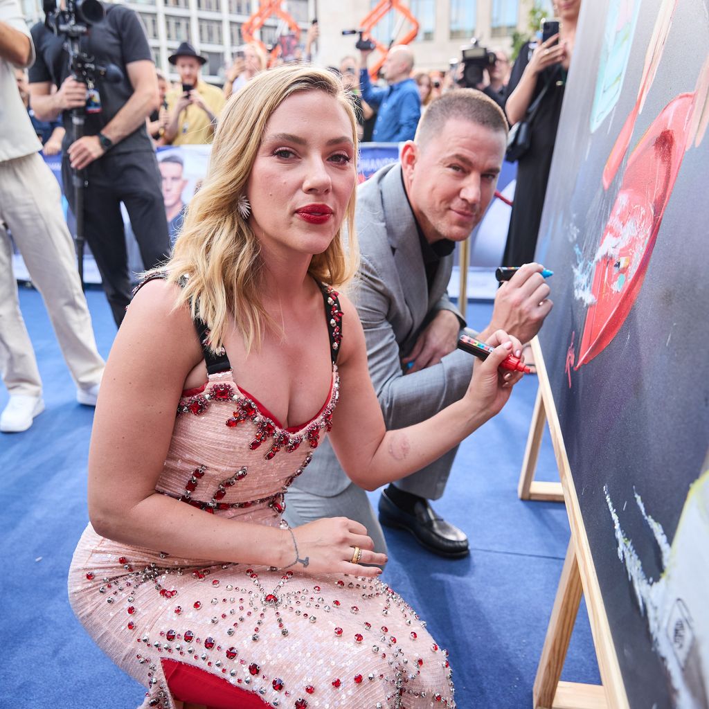 Scarlett Johansson und Channing Tatum in Berlin 2024