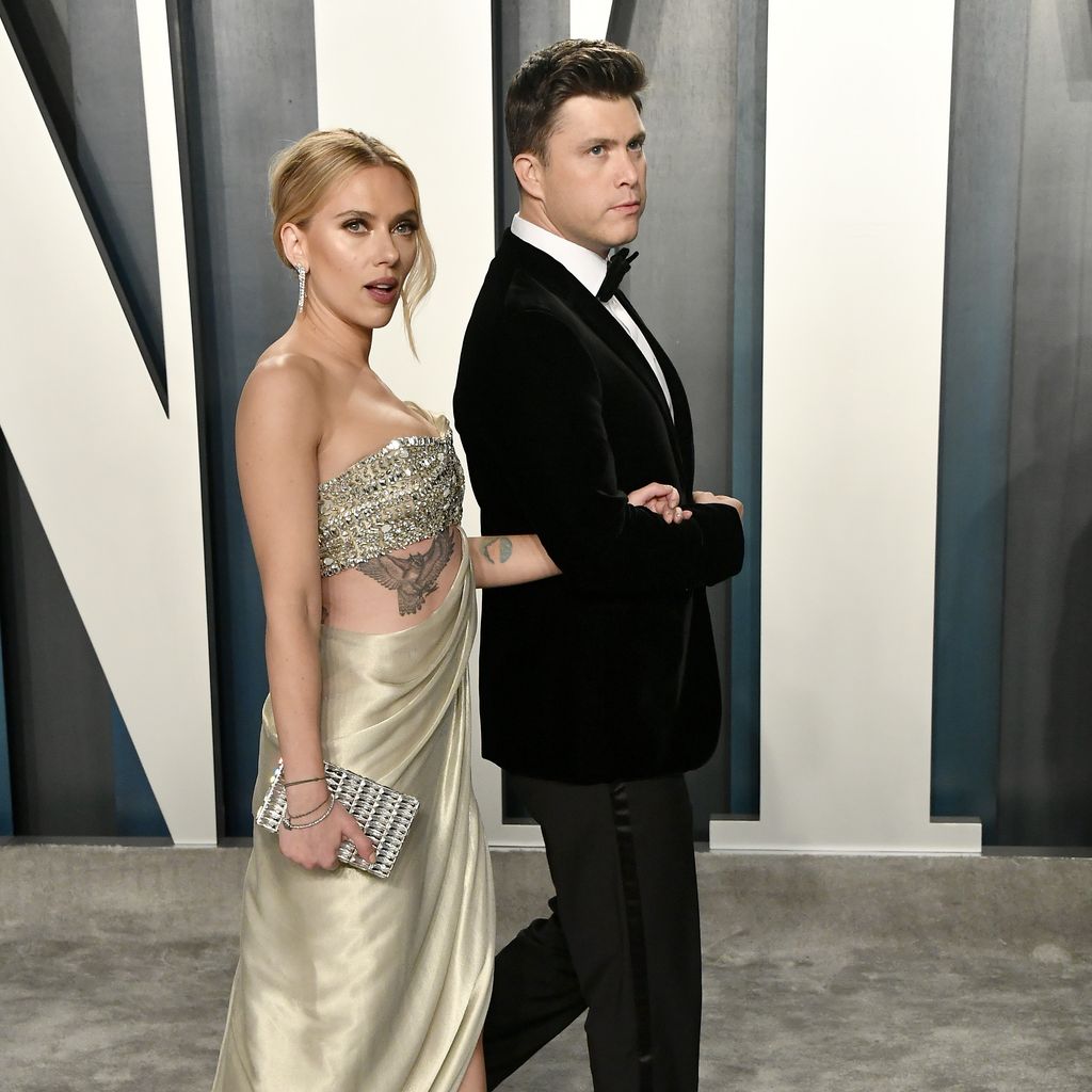 Scarlett Johansson und Colin Jost im Februar 2020