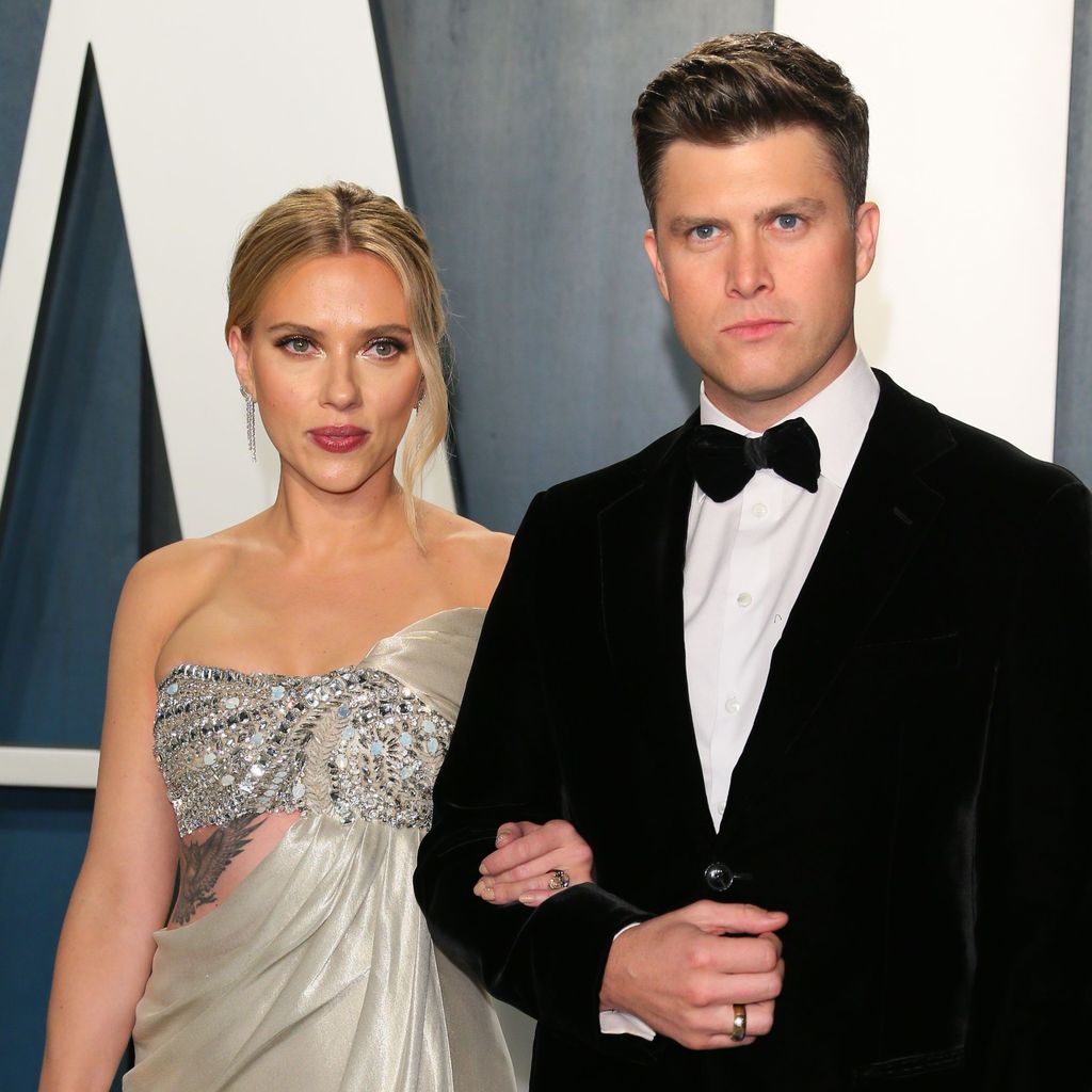 Scarlett Johansson und Colin Jost bei der Vanity Fair Oscar Party 2020