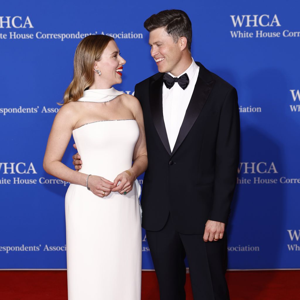 Scarlett Johansson and Colin Jost, 2024