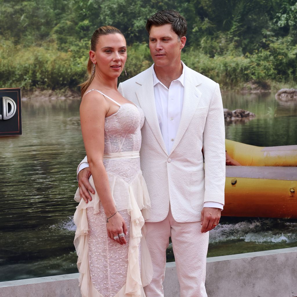 Scarlett Johansson, Schauspielerin, mit ihrem Mann Colin Jost