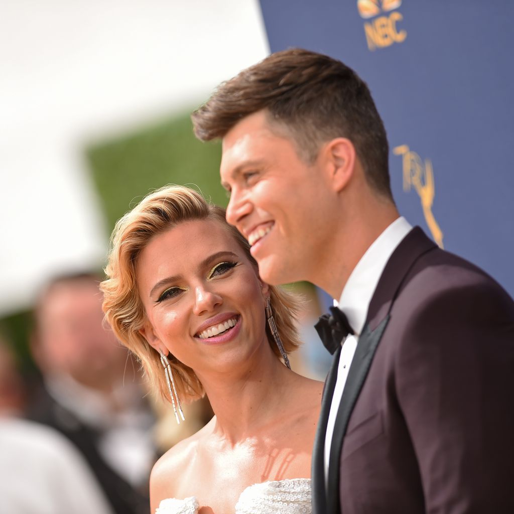 Scarlett Johansson und Colin Jost im September 2018