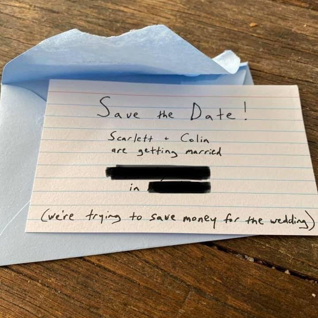 Scarlett Johansson und Colin Josts Save-the-Date-Karten