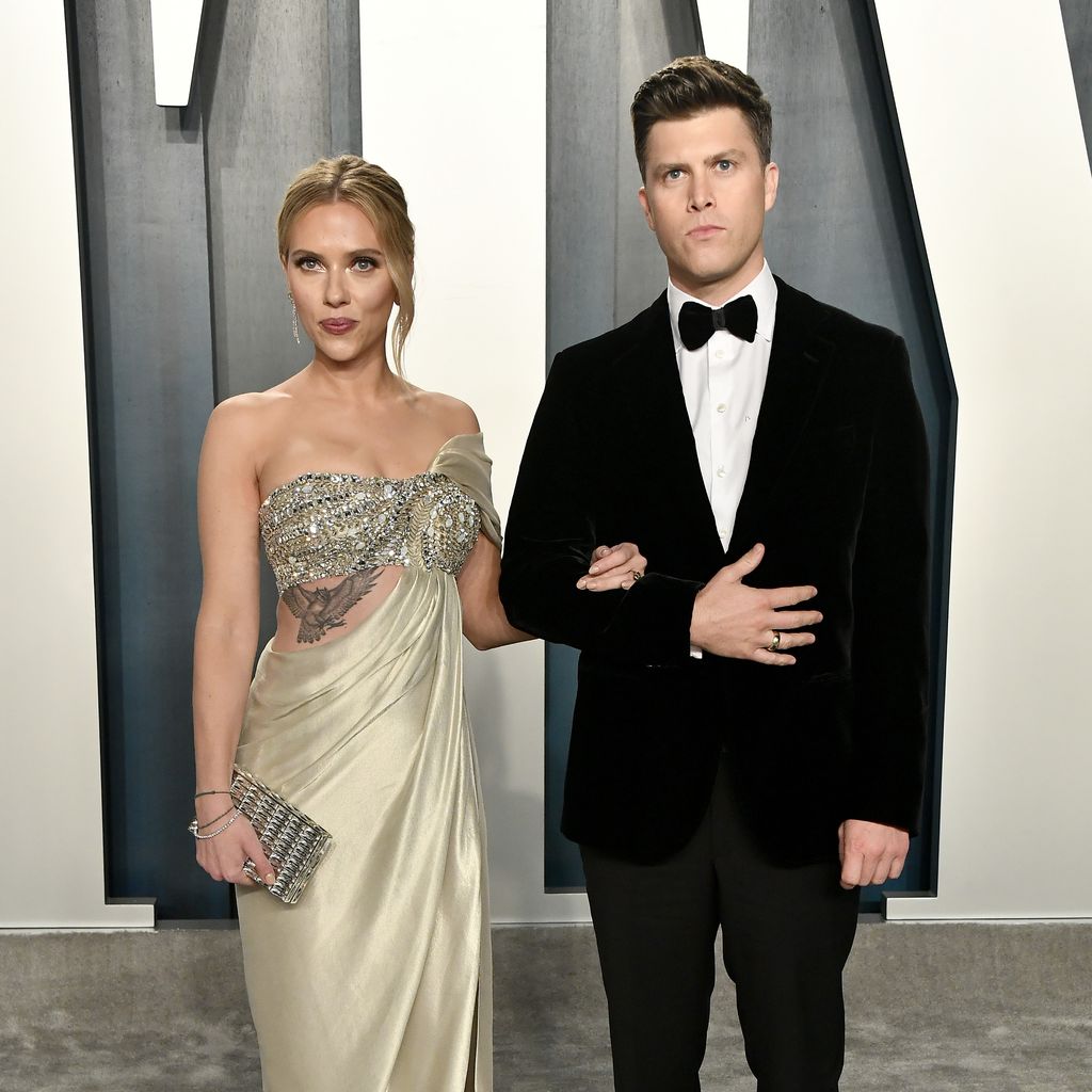 Scarlett Johansson und ihr Mann Colin Jost
