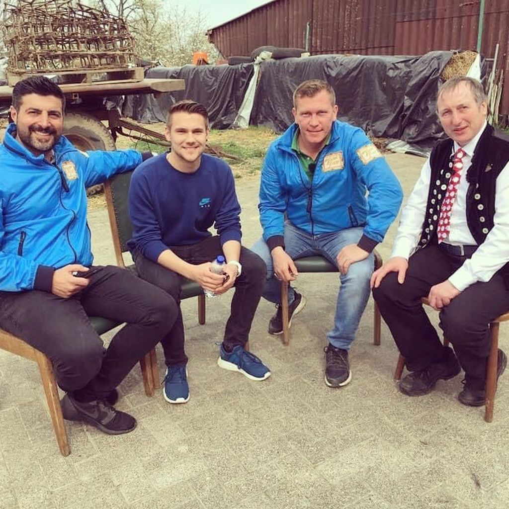 Sükrü Pehlivan, Alexander Frömelt, Otto Schulte und Schäfer Heinrich im Januar 2022