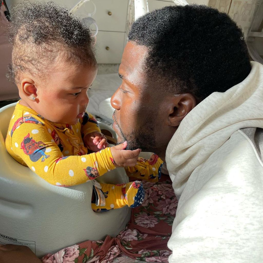 Schauspieler Kevin Hart und seine Tochter Kaori Mai