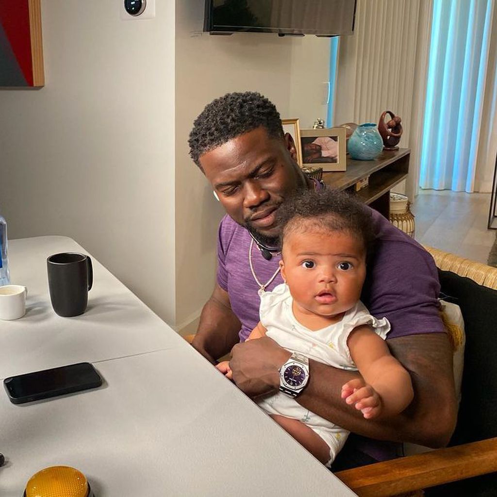 Schauspieler Kevin Hart und seine Tochter Kaori Mai