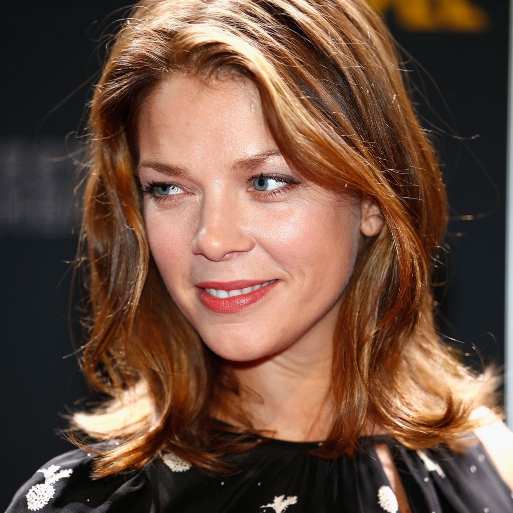 Schauspielerin Jessica Schwarz bei einer Filmpremiere