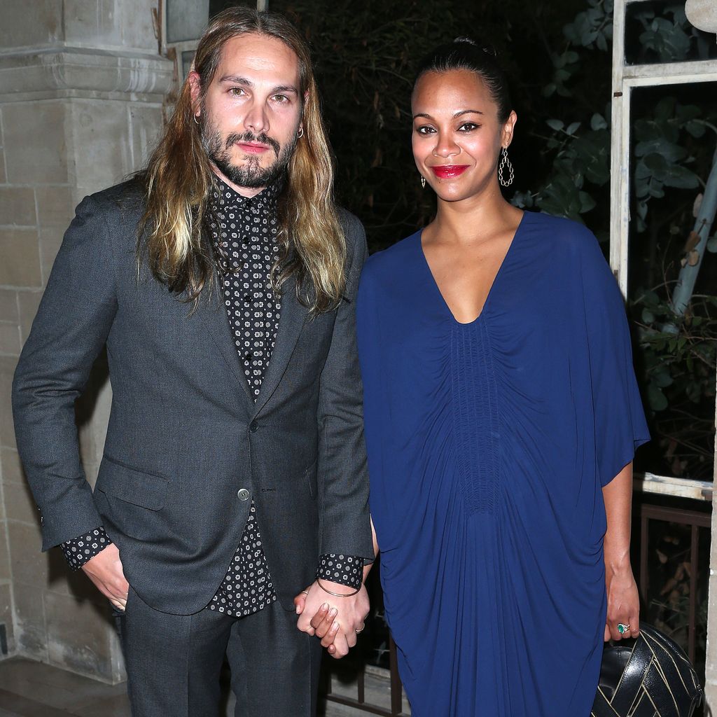 Zoe Saldana und Marco Perego