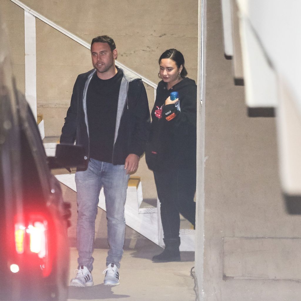 Scooter Braun und Demi Lovato, Dezember 2019