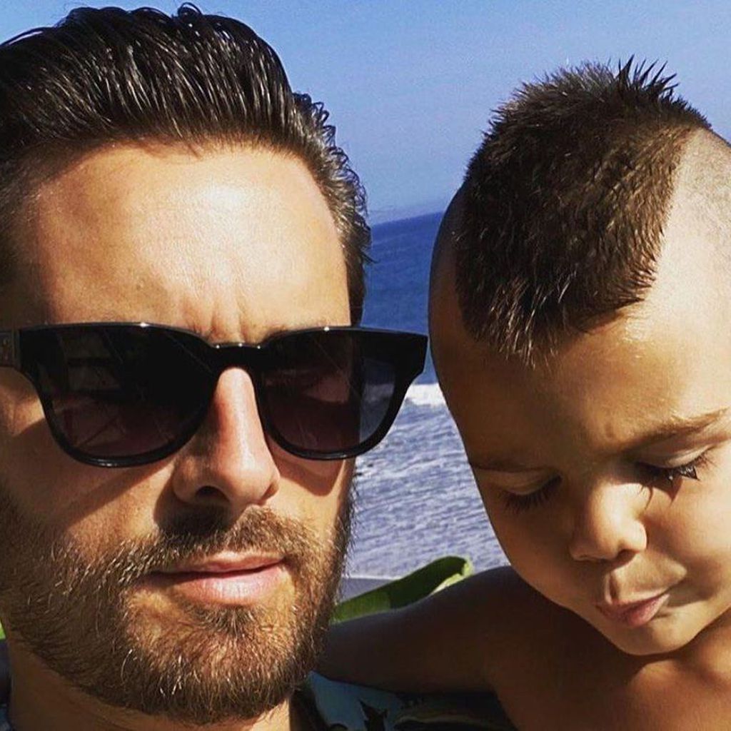 Scott Disick mit seinem Sohn Reign