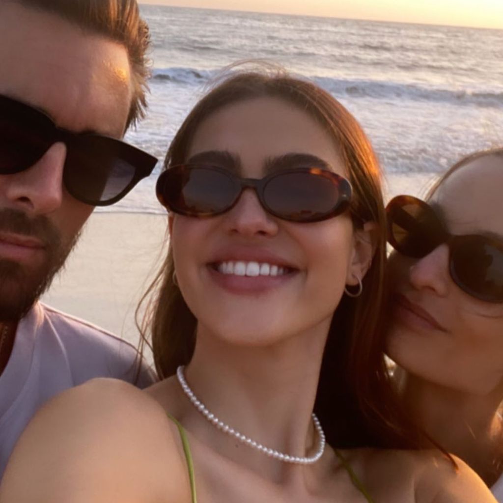 Scott Disick und Amelia Hamlin mit einer Freundin