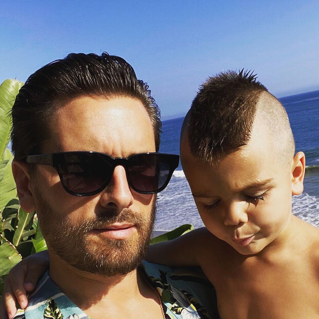 Scott und Reign Disick im September