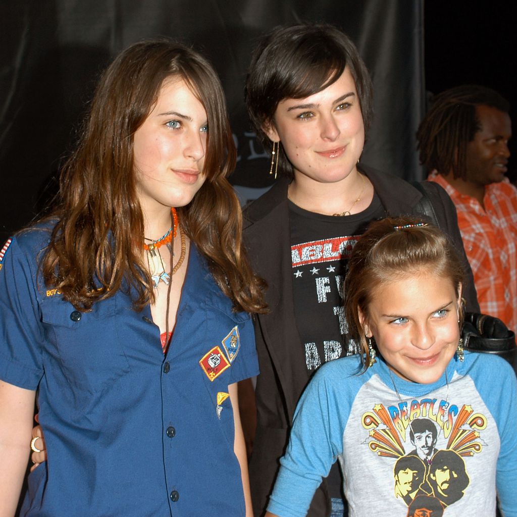 Scout, Rumer und Tallulah Willis auf einer Premierenfeier im Mai 2005