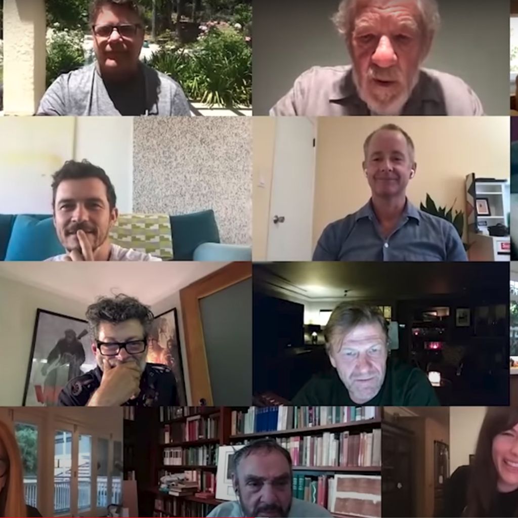 "Der Herr der Ringe"-Cast, Mai 2020