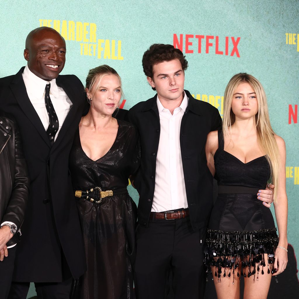 Seal, Laura Strayer, Aris Rachevsky und Leni Klum bei der "The Harder They Fall"-Premiere