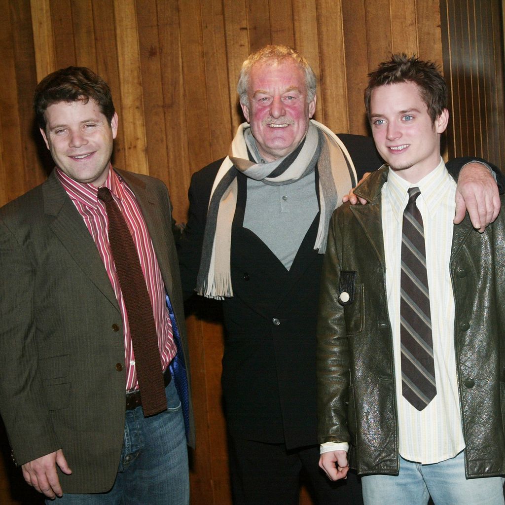 Sean Astin, Bernard Hill, Elijah Wood und Andy Serkis, "Der Herr der Ringe"-Stars