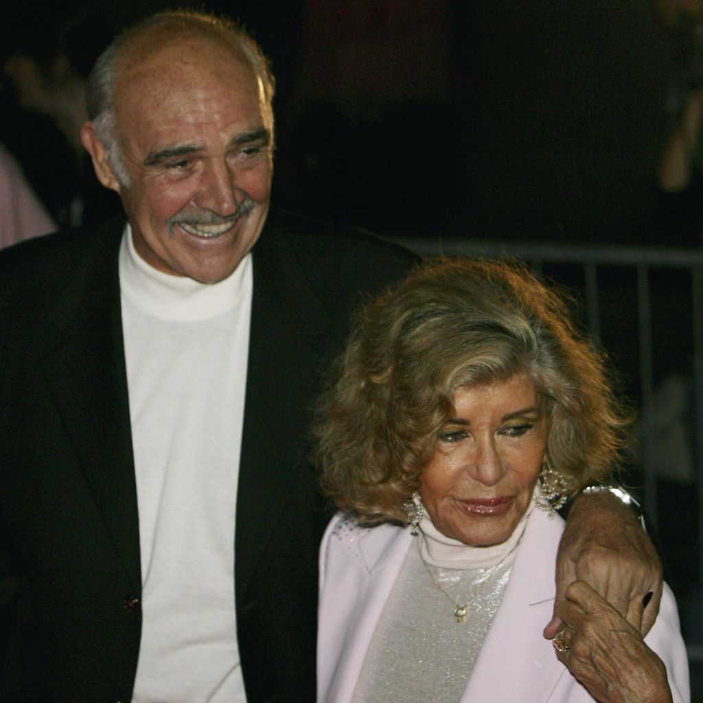Sean Connery und seine Frau Micheline Roquebrune beim International Film Festival in Edinburg 2006