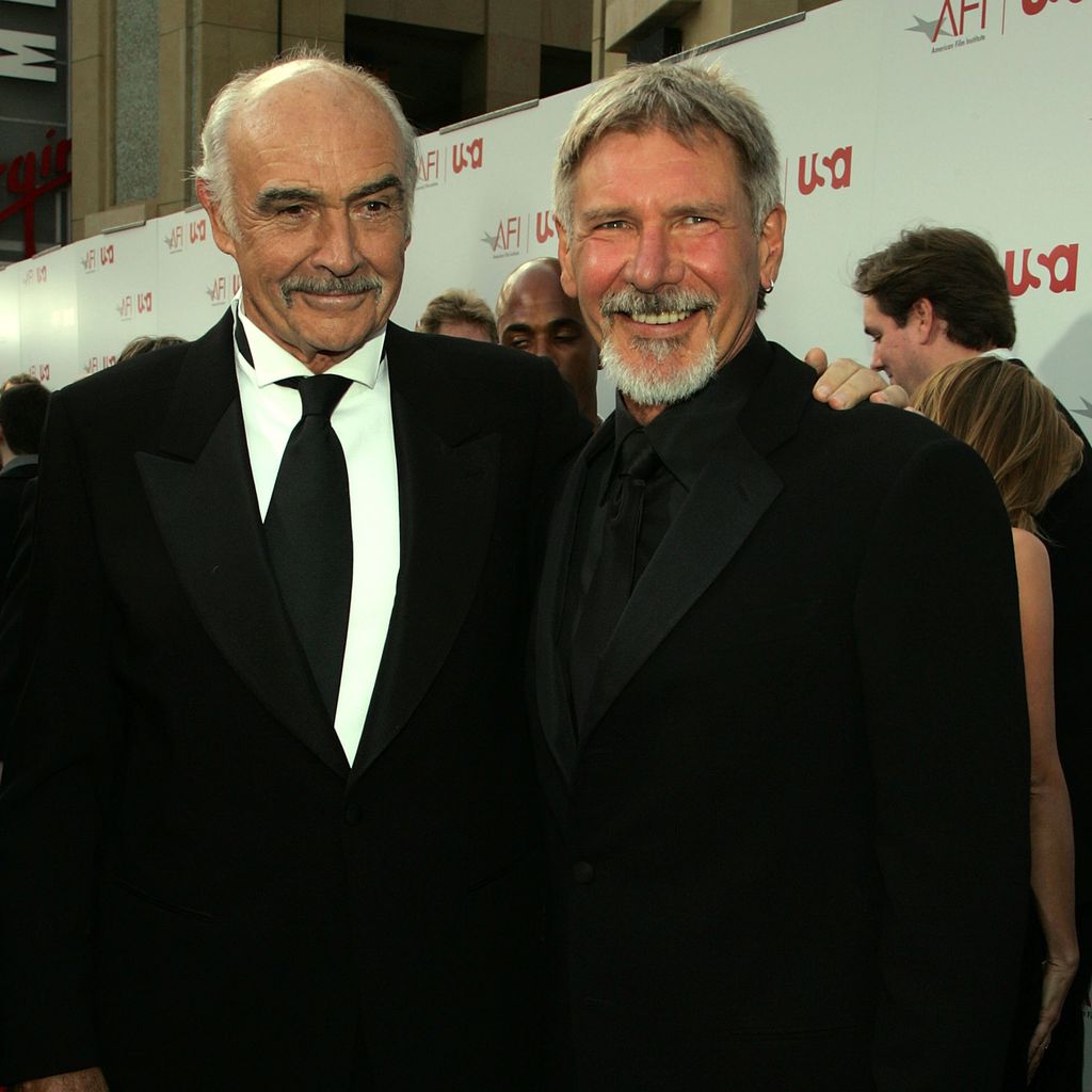 Sean Connery und Harrison Ford bei einem Event in Hollywood