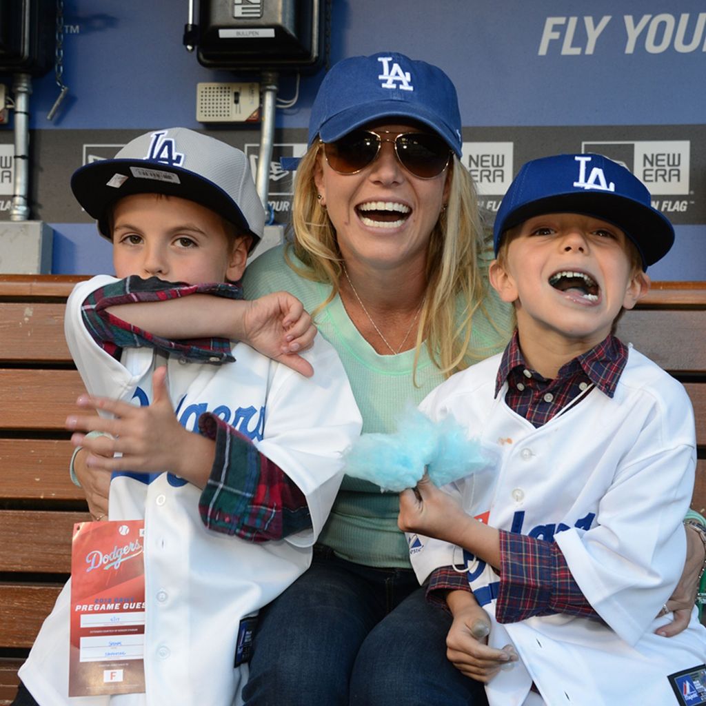 Sean Federline, Britney Spears und Jayden Federline im Jahr 20213