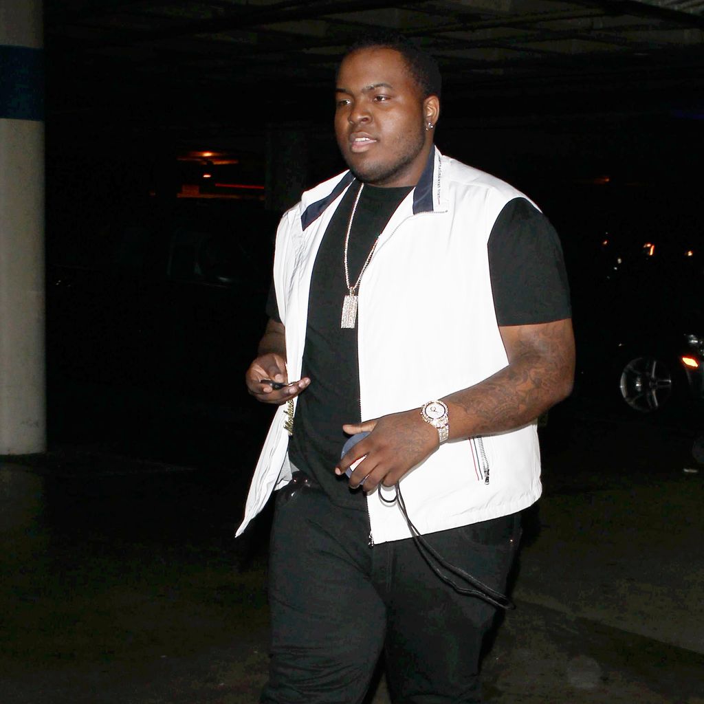 Sean Kingston auf dem Weg zum Kanye West Konzert im Staples Center in Los Angeles