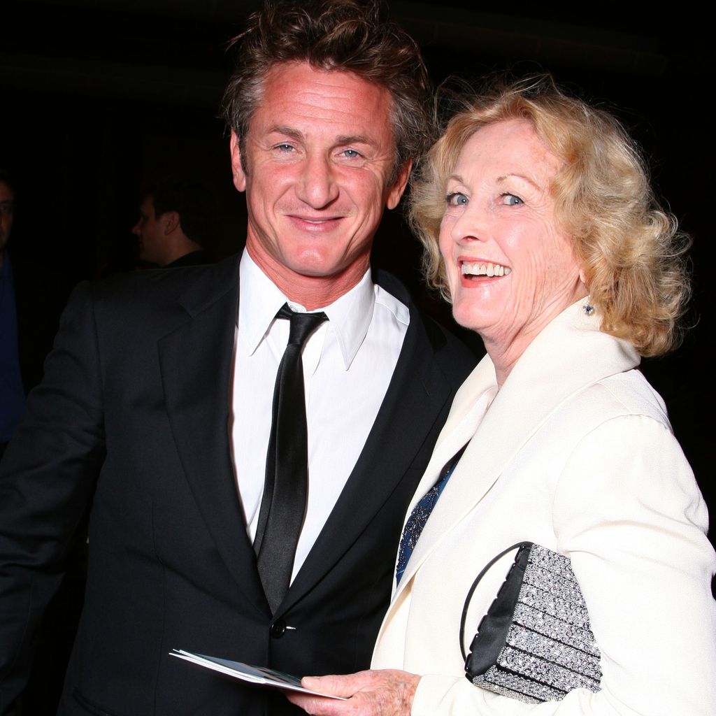 Sean Penn mit seiner Mutter Eileen Ryan, 2007