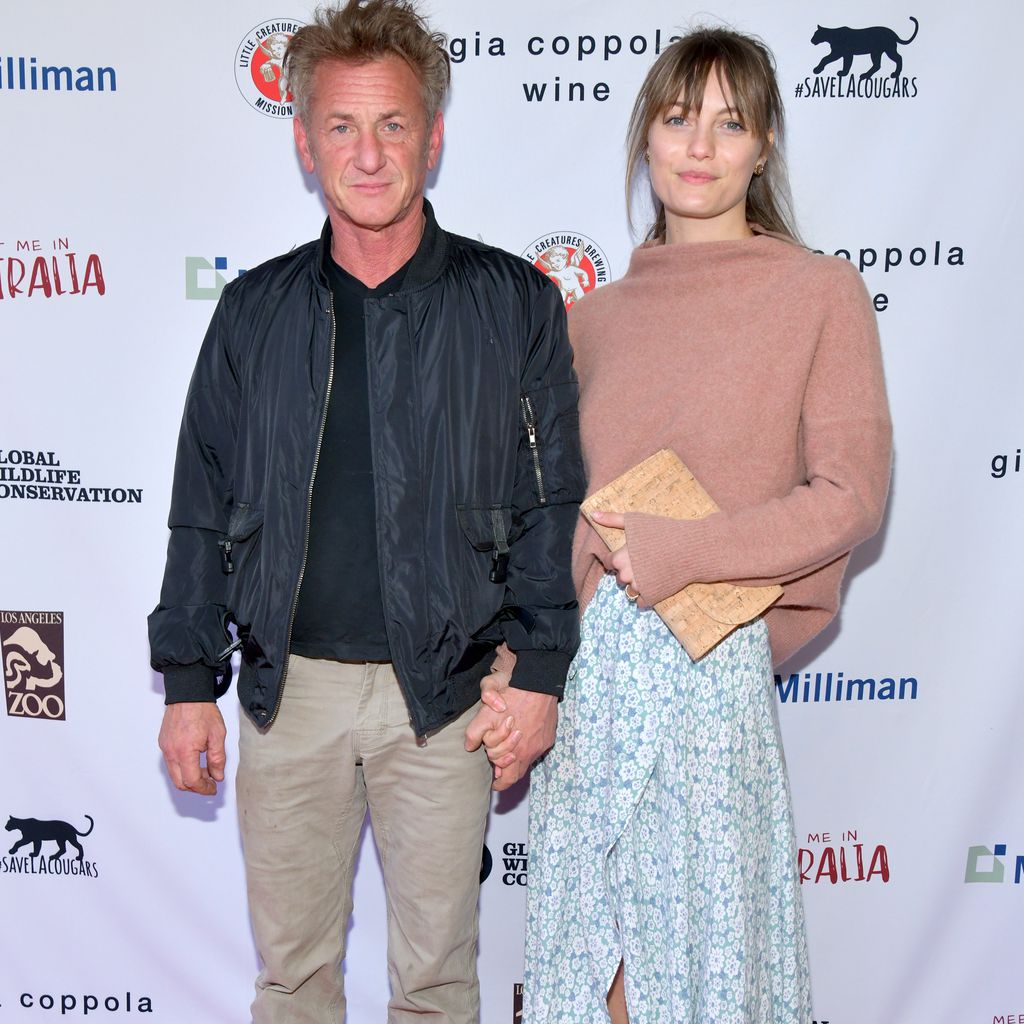 Sean Penn und Leila George im März 2020