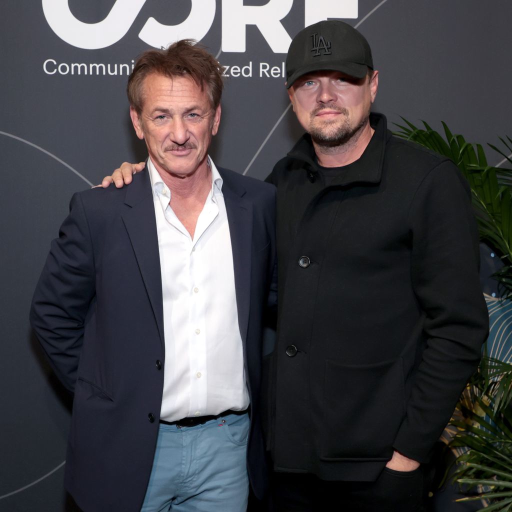 Sean Penn und Leonardo DiCaprio im Dezember 2021