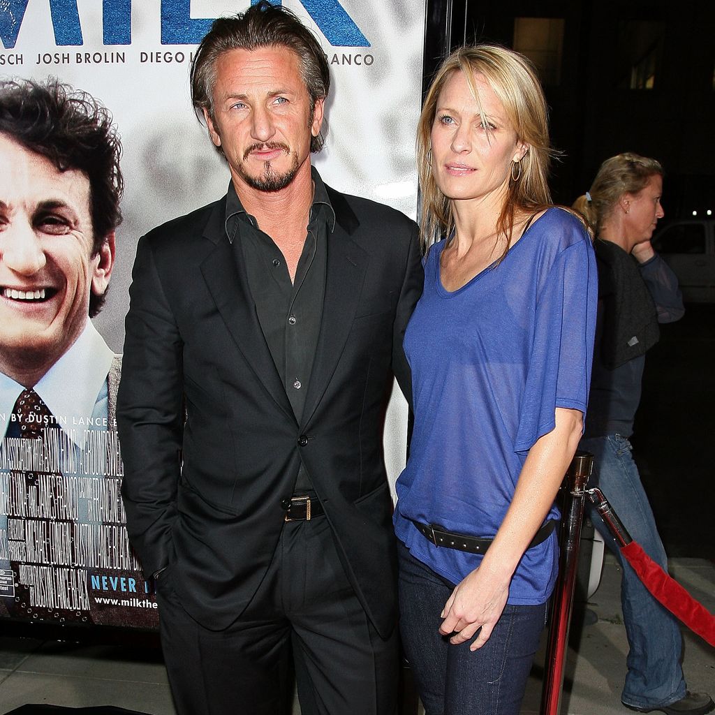 Sean Penn und Robin Wright im November 2008