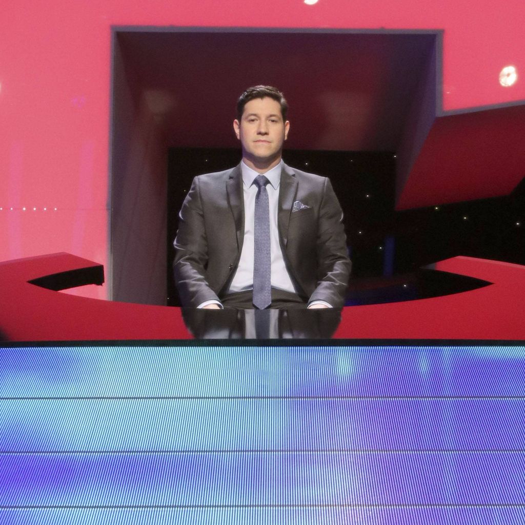 Quiz-Experte Sebastian Jacoby im Oktober 2016 im "Gefragt – Gejagt"-Studio in Hamburg