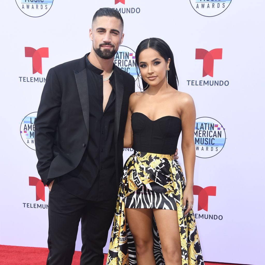 Sebastian Lletget und Becky G im Oktober 2019
