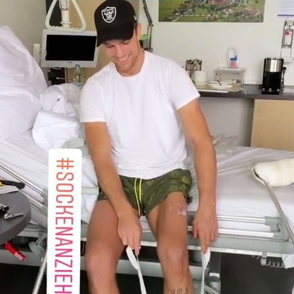 Sebastian Preuss im Krankenhaus, Juni 2020