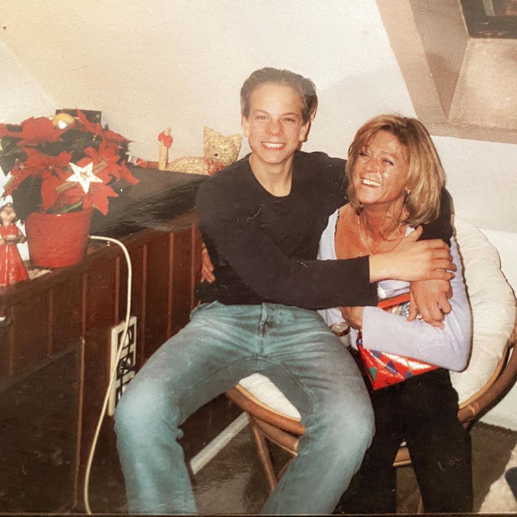 Sebastian Preuss mit seiner Mutter
