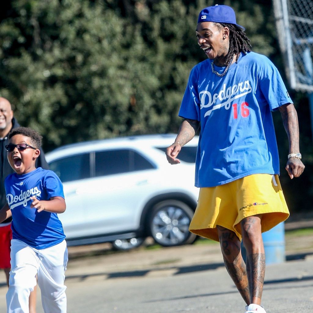 Sebastian Taylor Thomaz und Wiz Khalifa in Los Angeles, 2019