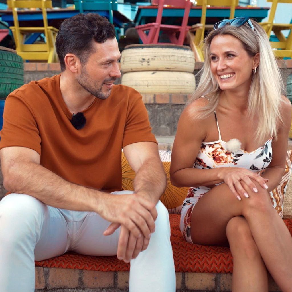 Sebastian und Kim bei "Die Bachelors"