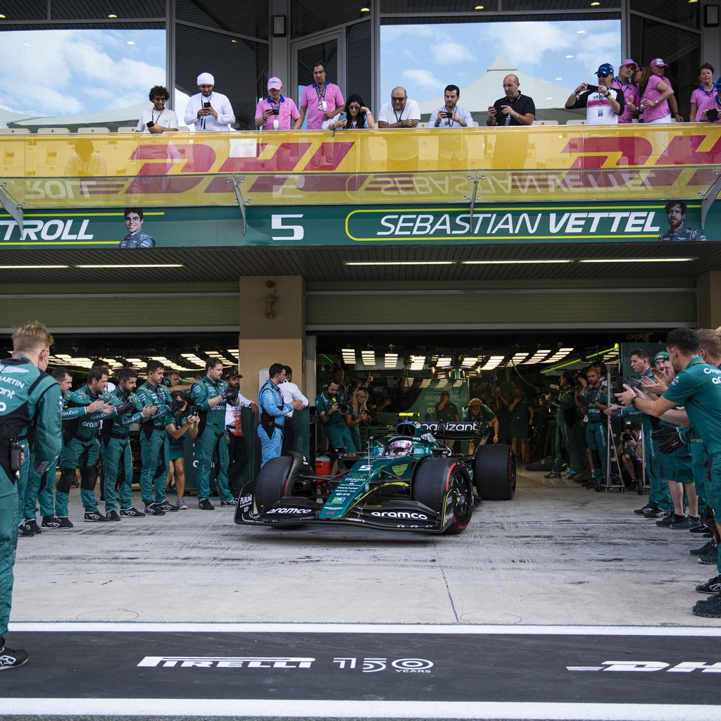 Sebastian Vettel bei seinem letzten Rennen, November 2022