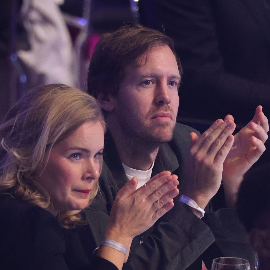 Sebastian Vettel mit seiner Frau Hanna, November 2023